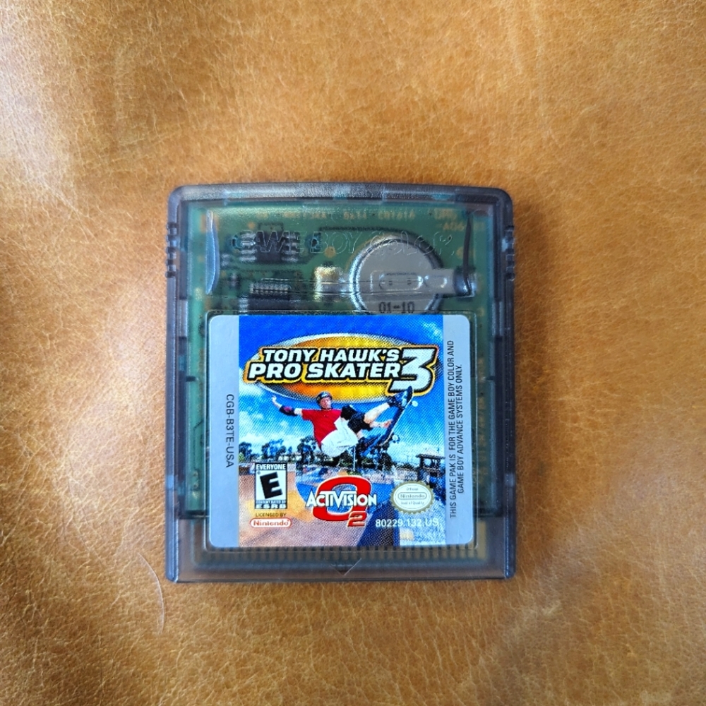 Gameboy Color Tony Hawk's Pro Skater 3